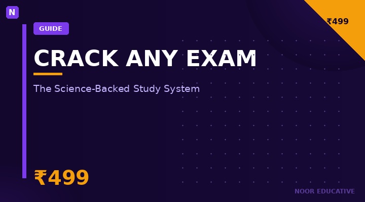 Crack Any Exam: The Science-Backed Study System